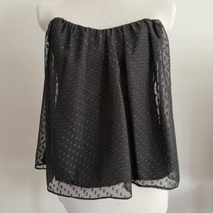 Urban Outfitters Kimchi Blue Black Strapless Top